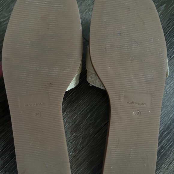 NWT By Anthropologie 7.5 Buckle Slide Sandals - Picture 6 of 6